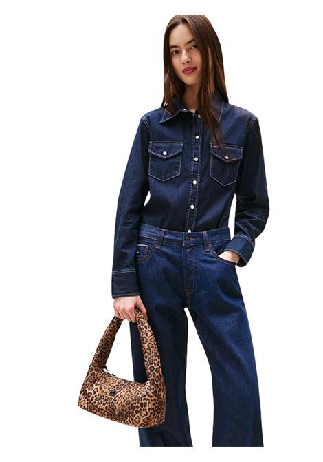 Borsa imbottita con stampa leopardata Tommy Hilfiger | AW0AW1824101R